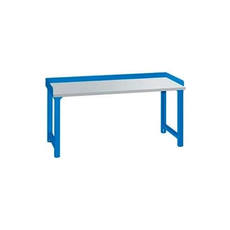 Lista International Open Leg Workbench with Back & End Stop - Plastic Laminate Top - 72"W x 30"D x 35-1/4"H XSWB13-72PT